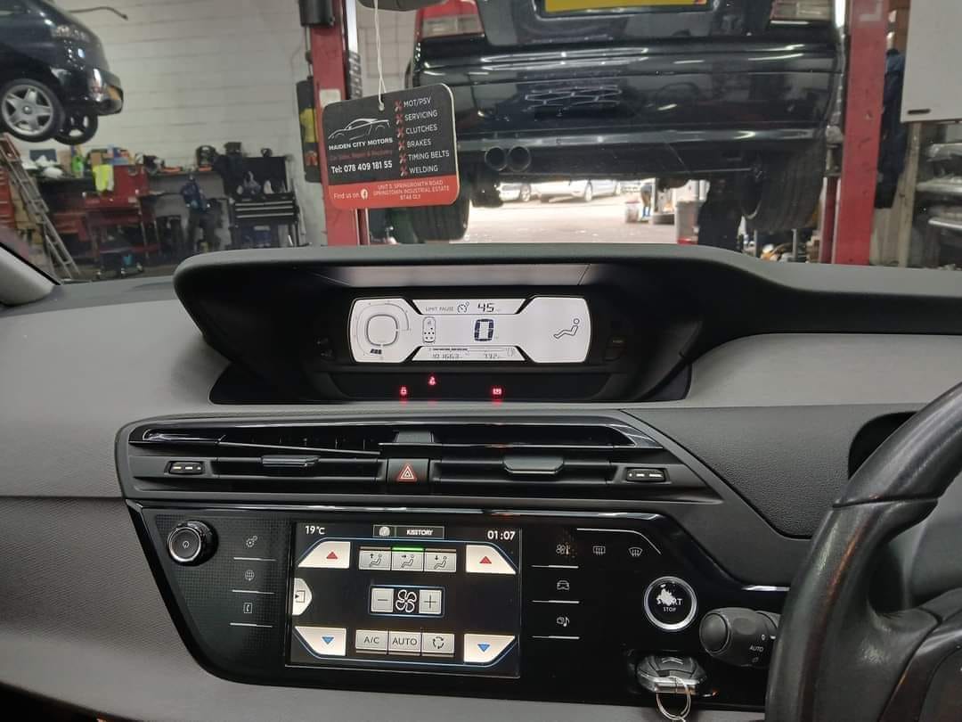 Pristine inside of a recently detail car